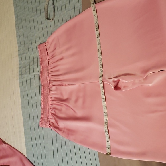 Rachel Zoe pink satin pants suit - Picture 9 of 9